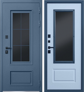 Товар Дверь Эльбрус Окном и Английской Решеткой Терморазрыв 3К DIS007257