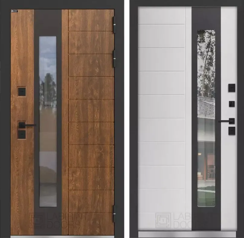 Фото Дверь NORD Plus с терморазрывом и стеклопакетом DIS007132